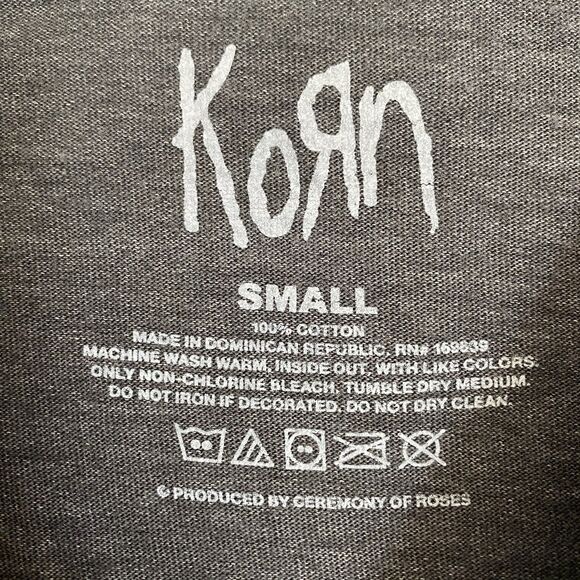 Official KORN T-shirt Unisex Adult S Gray Graphic The Serenity Of Suffering - Picture 2 of 6